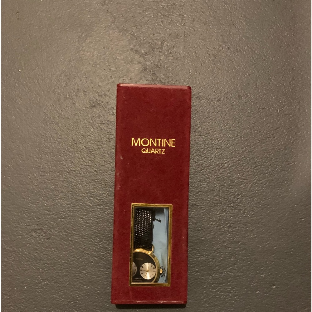 Free with purchase Montine Quartz Watch new in box